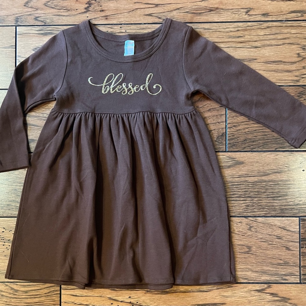Boutique Girls Blessed Dress Size 24m/2T